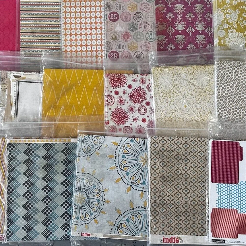 HUGE LOT OF AMAZING RETIRED CARDSTOCK/ 20 PACKS OF 12x12 PAPER/25 SHEETS A PACK - Picture 1 of 16
